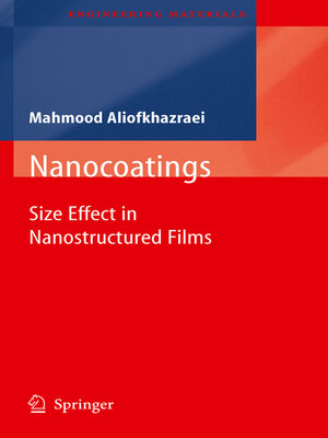cover image of Nanocoatings